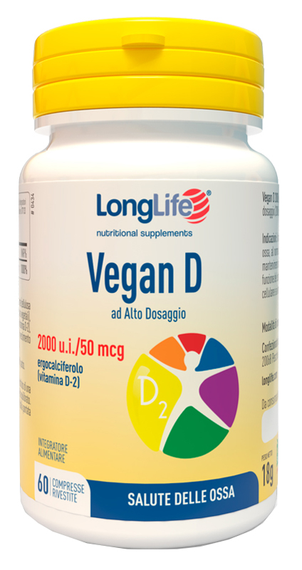 LONGLIFE VEGAN D 60 COMPRESSE - Magnumfarma.it