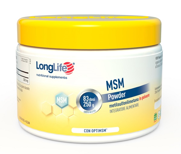 LONGLIFE MSM POWDER 250 G - Magnumfarma.it