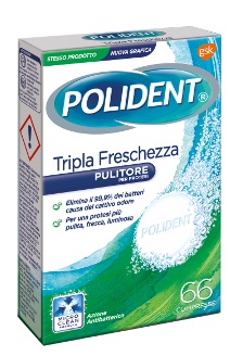 POLIDENT TRIPLA FRESCHEZZA 66 COMPRESSE - Magnumfarma.it