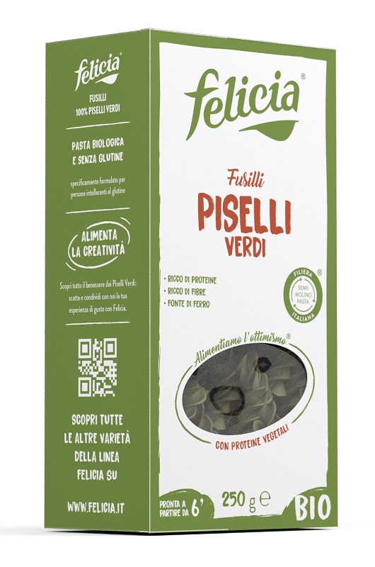 FELICIA BIO FUSILLI PISELLI VERDI 250 G - Magnumfarma.it
