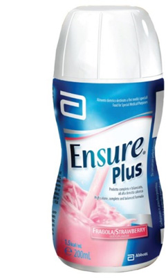 ENSURE PLUS FRAGOLA 4 BOTTIGLE DA 200 ML - Magnumfarma.it