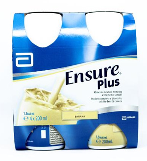 ENSURE PLUS BANANA 4 BOTTIGLIE DA 200 ML - Magnumfarma.it