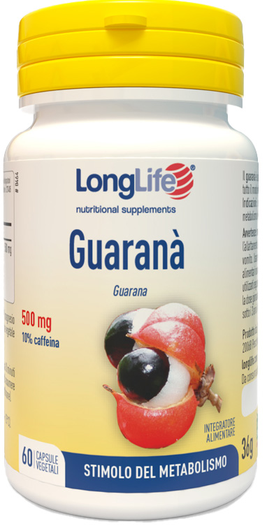 LONGLIFE GUARANA' 60 CAPSULE VEGETALI - Magnumfarma.it