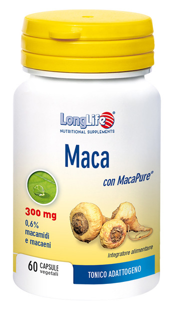 LONGLIFE MACA 60 CAPSULE VEGETALI DA 550 MG - Magnumfarma.it