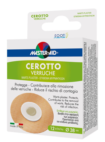CEROTTO VERRUCHE MASTER-AID FOOTCARE 38 MM 12 PEZZI E3 - Magnumfarma.it