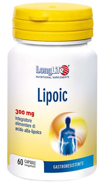 LONGLIFE LIPOIC 300 MG 60 CAPSULE VEGETALI DA 500 MG - Magnumfarma.it