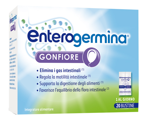 ENTEROGERMINA GONFIORE 20 BUSTINE BIPARTITE - Magnumfarma.it