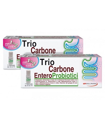 TRIOCARBONE ENTEROPROBIOTICI 7 FLACONCINI X 10 ML - Magnumfarma.it