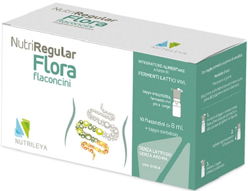 NUTRIREGULAR FLORA 10 FLACONCINI 8 ML - Magnumfarma.it