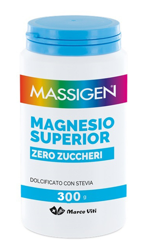MASSIGEN MAGNESIO SUPERIOR ZERO ZUCCHERI 300 G - Magnumfarma.it
