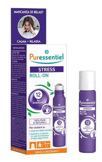 PURESSENTIEL ROLLER SOS STRESS 12 OLI ESSENZIALI 5 ML - Magnumfarma.it