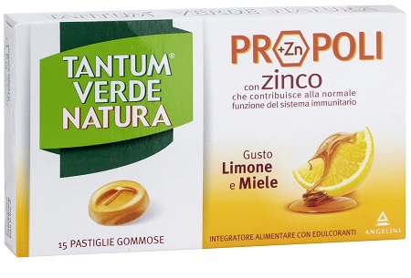 TANTUM VERDE NATURA 15 PASTIGLIE GOMMOSE LIMONE & MIELE - Magnumfarma.it