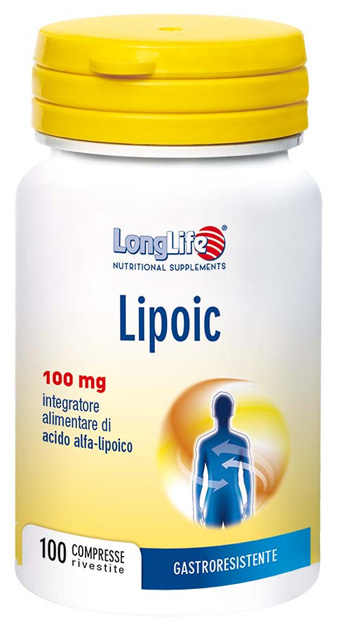 LONGLIFE LIPOIC 100 MG 100 CAPSULE RIVESTITE DA 400 MG - Magnumfarma.it
