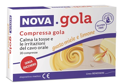 NOVA GOLA LIMONE/MIELE 20 COMPRESSE - Magnumfarma.it