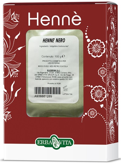 HENNE COLORANTE CAPELLI NERO 100 G - Magnumfarma.it