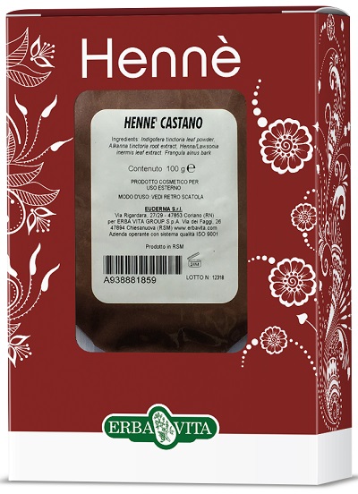 HENNE COLORANTE CAPELLI CASTANO 100 G - Magnumfarma.it