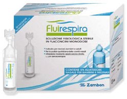 FLUIRESPIRA SOLUZIONE FISIOLOGICA STERILE 30 FLACONCINI MONODOSE DA 5ML - Magnumfarma.it