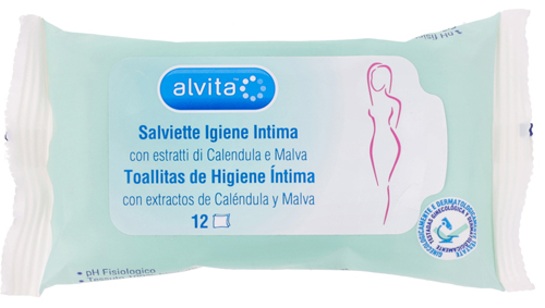 ALVITA SALVIETTE IGIENE INTIMA 12 PEZZI - Magnumfarma.it