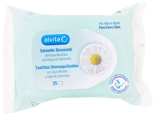 ALVITA SALVIETTE STRUCCANTI 25 PEZZI - Magnumfarma.it