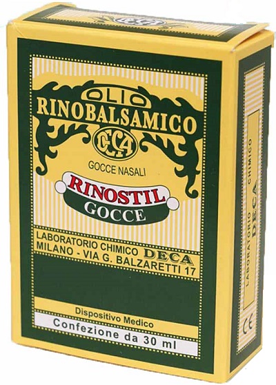 RINOSTIL GOCCE NASALI FLACONE 30ML OLIO RINOBALSAMICO PER LAPROTEZIONE DELLA MUCOSA NASALE E LA PULIZIA DELLE FOSSE NASALI - Magnumfarma.it