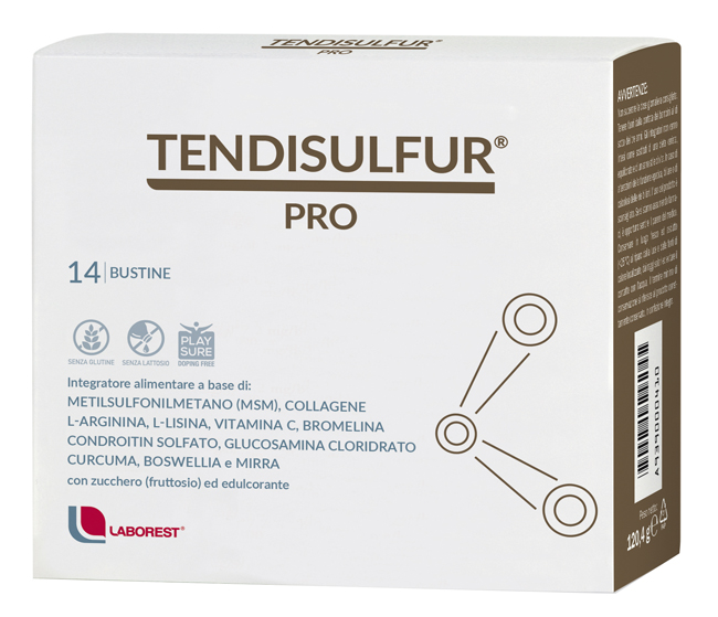 TENDISULFUR PRO 14 BUSTINE DA 8,6G - Magnumfarma.it