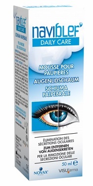NAVIBLEF DAILY CARE SCHIUMA PER RIMOZIONE SECREZIONI OCULARI DA PALPEBRE E CIGLIA 50 ML - Magnumfarma.it