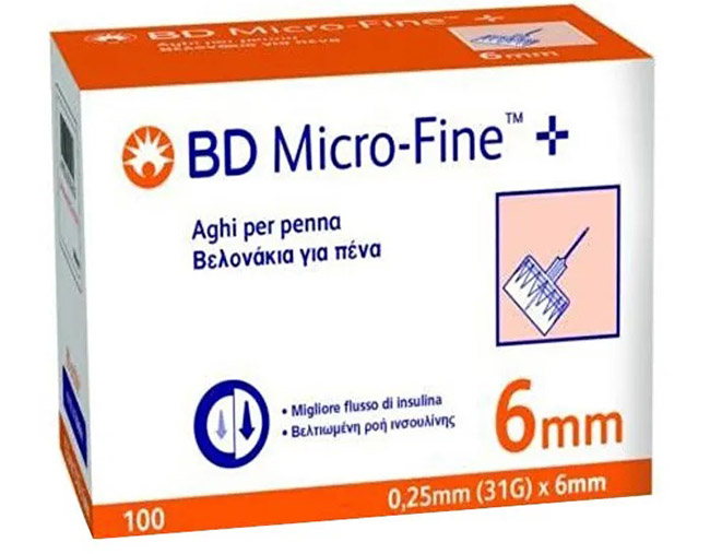 AGO PER PENNA DA INSULINA BD MICROFINE GAUGE 31 6MM 100 PEZZI - Magnumfarma.it