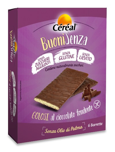 CEREAL BUONI SENZA GOLOSI CIOCCOLATO FONDENTE 6 X 17 G - Magnumfarma.it