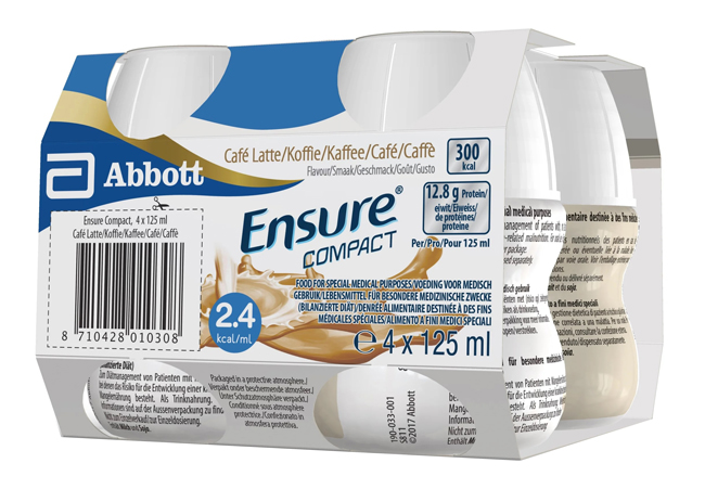 ENSURE COMPACT CAFFE 4 BOTTIGLIE DA 125 ML - Magnumfarma.it