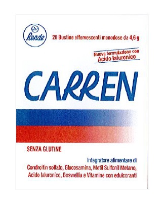 CARREN 20 BUSTINE EFFERVESCENTI MONODOSE DA 4,6 G L'UNA - Magnumfarma.it