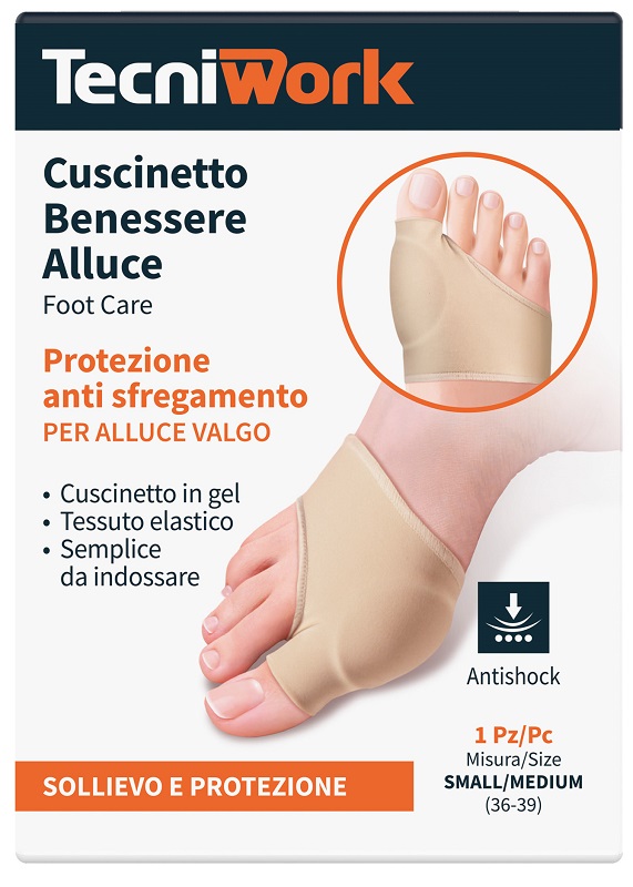 BENESSERE ALLUCE CUSCINETTO SMALL/MEDIUM 1 PEZZO - Magnumfarma.it