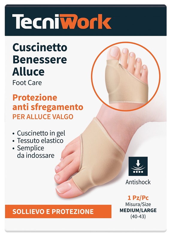 BENESSERE ALLUCE CUSCINETTO MEDIUM/LARGE 1 PEZZO - Magnumfarma.it