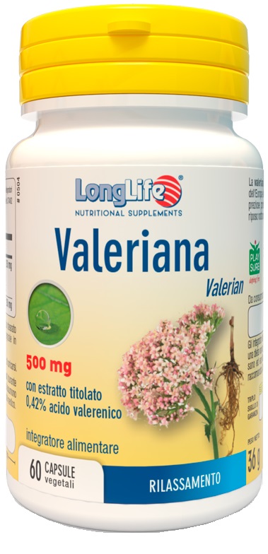 LONGLIFE VALERIANA 60 CAPSULE 500 MG - Magnumfarma.it