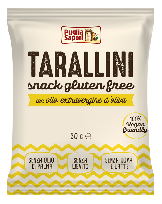 PUGLIA SAPORI TARALLINI OLIO EXTRAVERGINE DI OLIVA 30 G - Magnumfarma.it