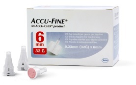 AGO PER PENNA DA INSULINA ACCU-FINE PEN NEEDLE ACCU-CHEK GAUGE 32 X 6MM 100 PEZZI - Magnumfarma.it