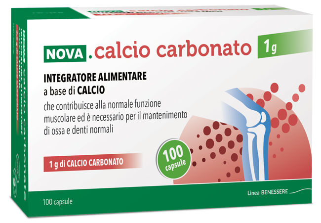 NOVA CALCIO CARBONATO 1 G 100 CAPSULE - Magnumfarma.it