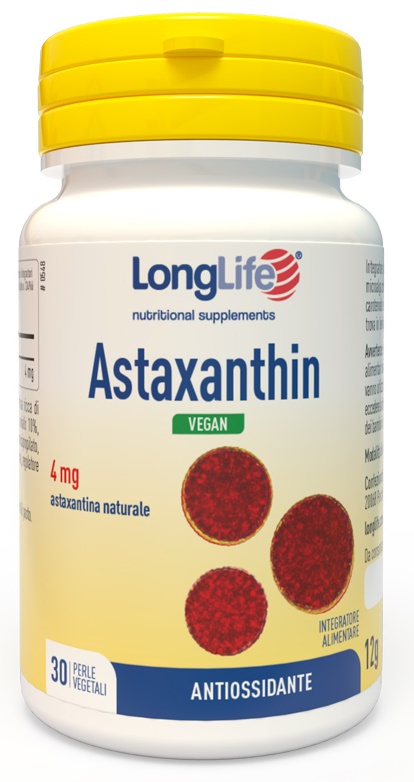 LONGLIFE ASTAXANTHIN 30 PERLE VEGETALI - Magnumfarma.it