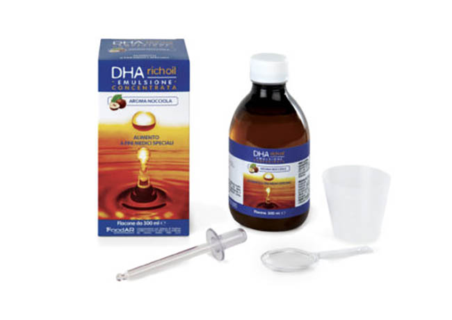DHA RICHOIL SCIROPPO AL 25% DI DHA DI ORIGINE ALGALE GUSTO MANDORLA 30 ML - Magnumfarma.it
