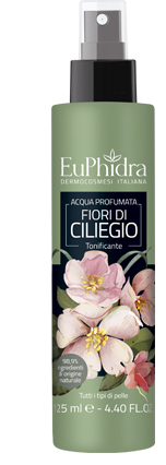 EUPHIDRA ACQUA PROFUMATA CILIEGIO IN FLACONE CON ETICHETTA POMPA SPRAY - Magnumfarma.it