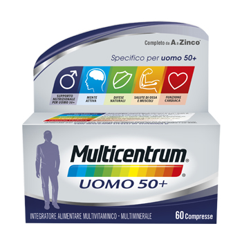 MULTICENTRUM UOMO 50+ 60 COMPRESSE - Magnumfarma.it