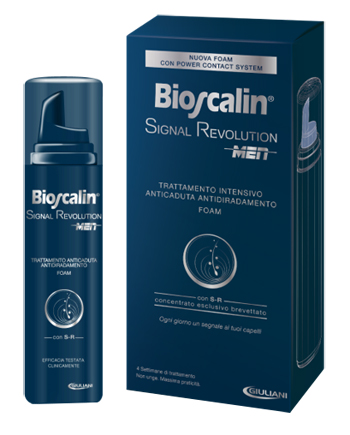 BIOSCALIN SIGNAL REVOLUTION MEN TRATTAMENTO INTENSIVO ANTICADUTA ANTIDIRADAMENTO FOAM 75 ML - Magnumfarma.it