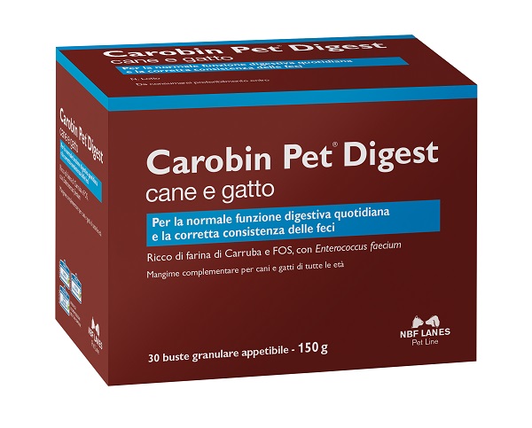 CAROBIN PET DIGEST GRANULARE 30 BUSTE DA 5 G - Magnumfarma.it