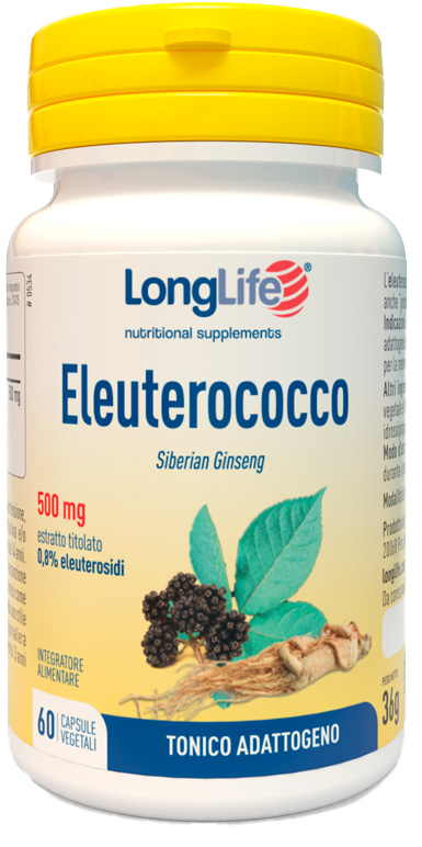 LONGLIFE ELEUTEROCOCCO 0,8% 60 CAPSULE 500MG - Magnumfarma.it