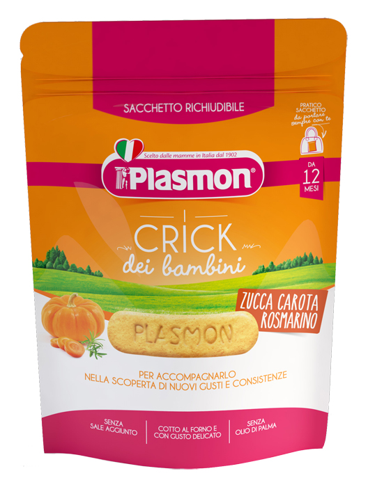 PLASMON CRICK ZUCCA/CARORA/ROSMARINO 100 G - Magnumfarma.it