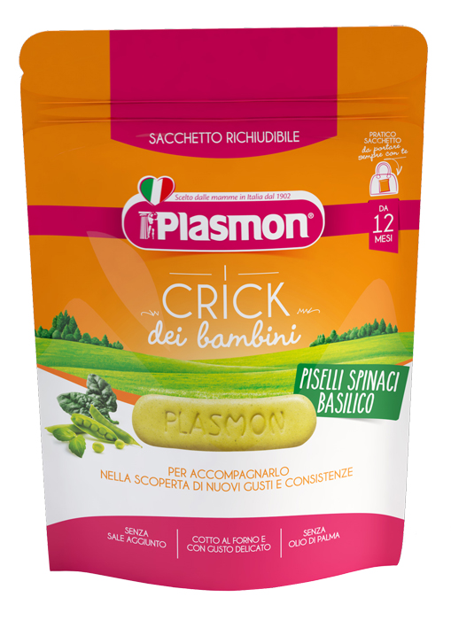 PLASMON CRICK SPINACI E PISELLI 100 G - Magnumfarma.it