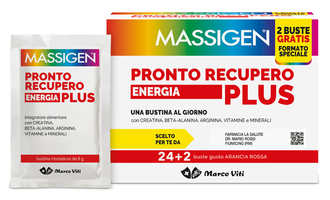 MASSIGEN PRONTO RECUPERO ENERGIA PLUS 24 BUSTINE + 2 BUSTINE - Magnumfarma.it
