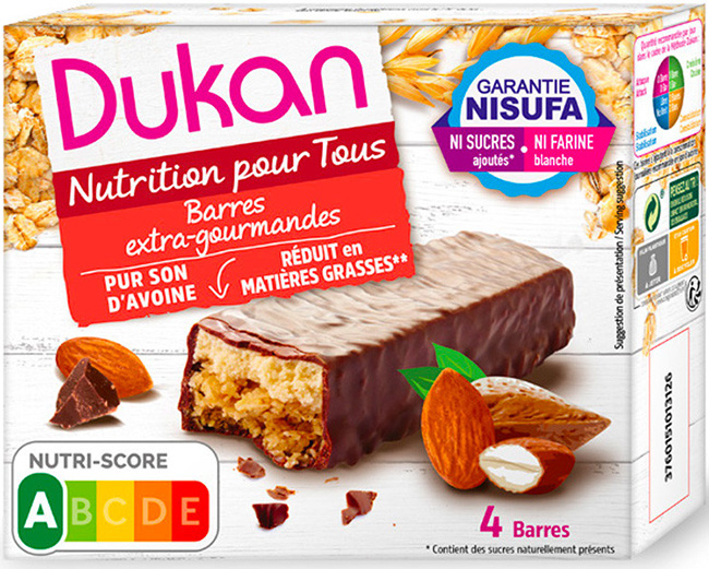 DUKAN BARRETTE CRUSCA AVENA GOURMAND 4 PEZZI X 30 G - Magnumfarma.it