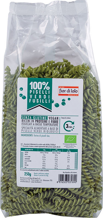 FUSILLI DI PISELLI BIO 250 G - Magnumfarma.it