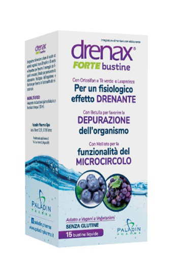 DRENAX FORTE MIRTILLO E UVA 15 BUSTINE - Magnumfarma.it