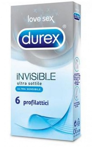 DUREX INVISIBLE PROFILATTICO 6 PEZZI - Magnumfarma.it
